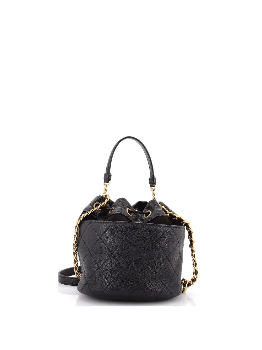 Chanel Cc Drawstring Bucket Bag Quilted #301669C46B